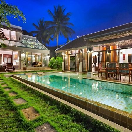 Emerald Sands - Beach Front 4 Bed Pool Villa Koh Samui Exterior photo